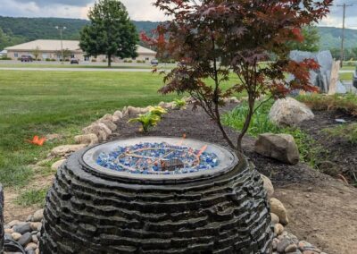 garden fountain