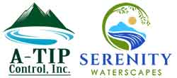 A-TIP Control, Inc & Serenity Waterscapes Logo